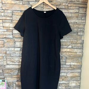 Old Navy, black T-shirt dress